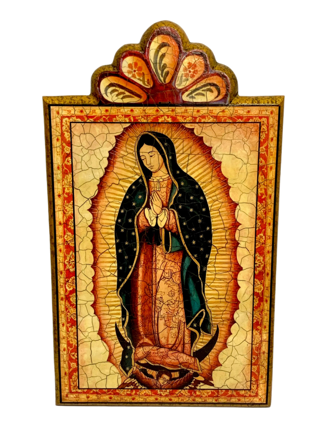 14" Large Wooden Retablo