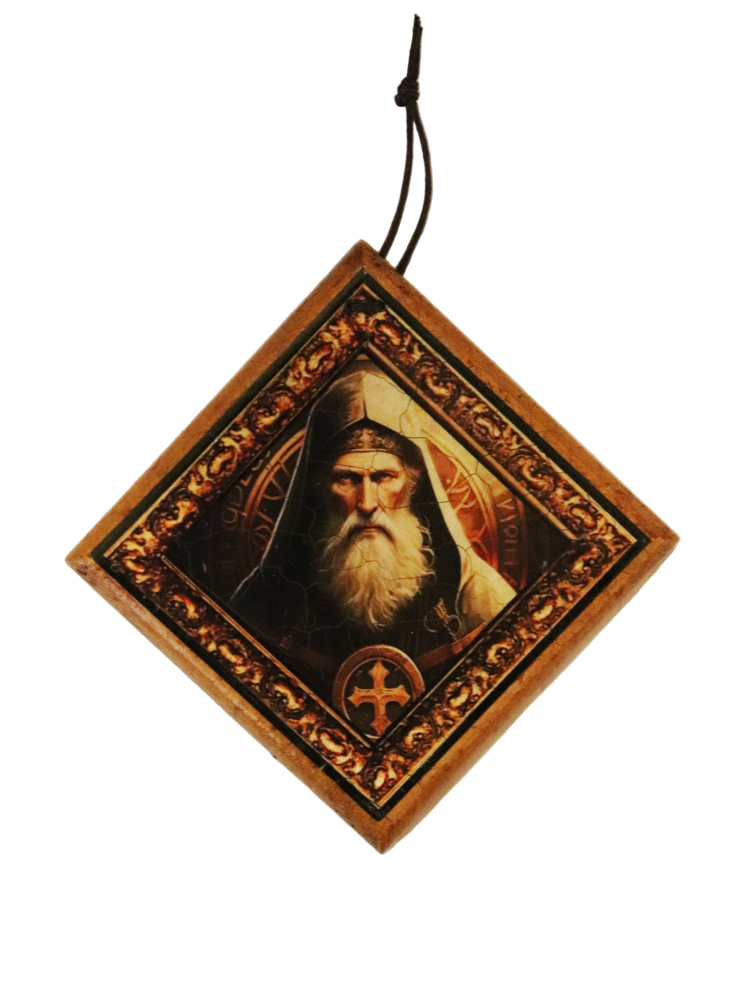 3.5" Mini Square Wooden Retablo