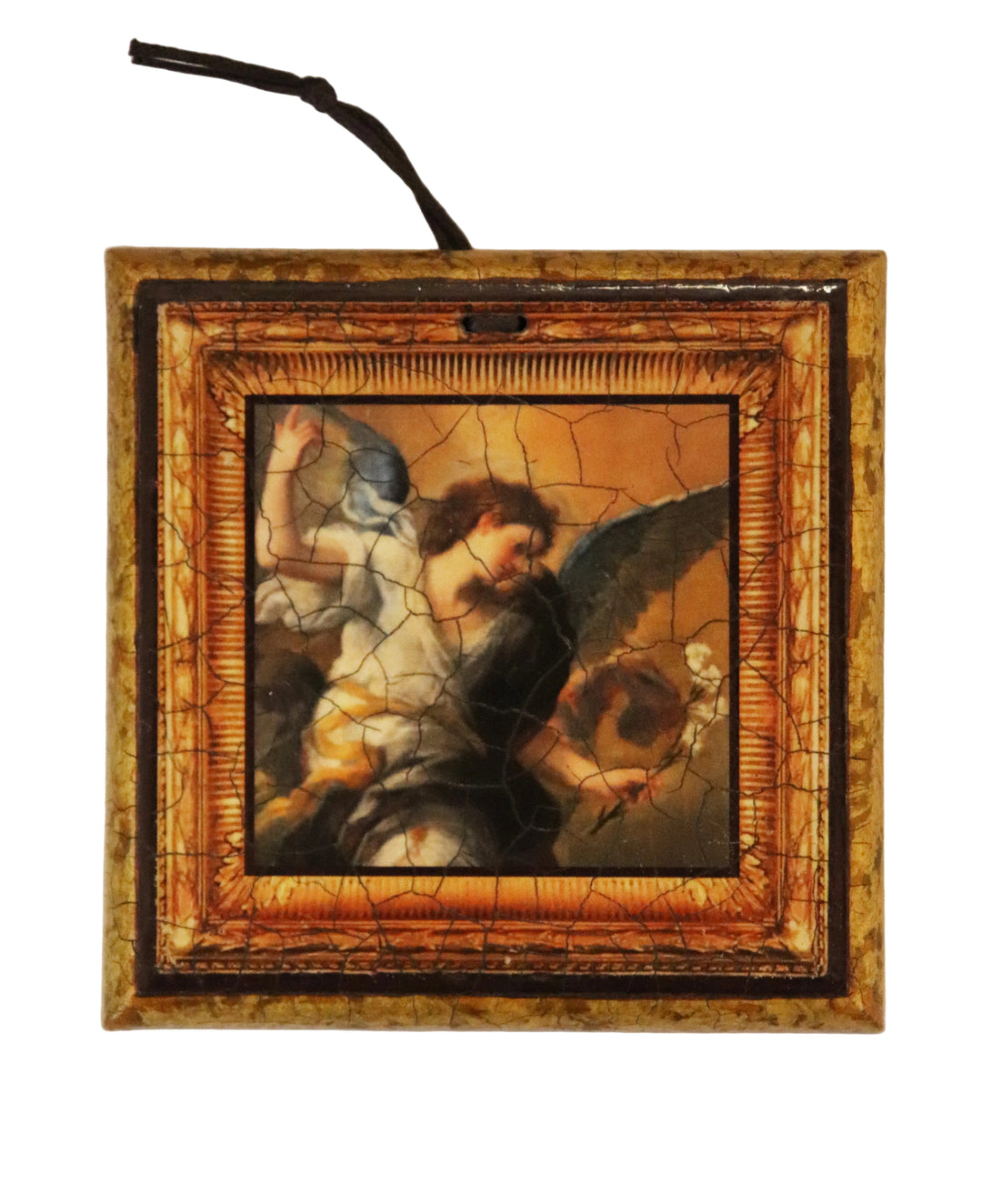 3.5" Mini Square Wooden Retablo
