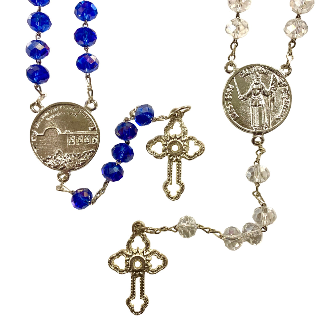 10mm Crystal San Juan Capistrano Mission Rosary
