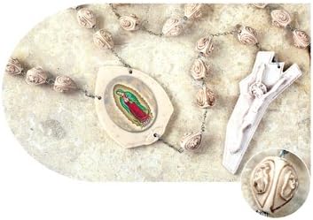 30mm Alabaster Our Lady of Guadalupe Wall Rosary