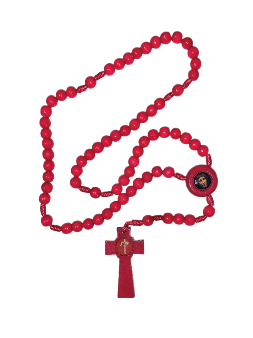 10MM Wood Precious Blood Rosary