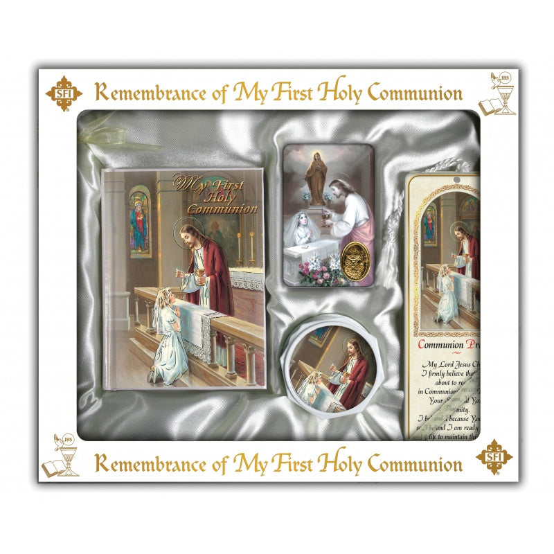 Remembrance of My First Holy Communion Gift Set - Girl