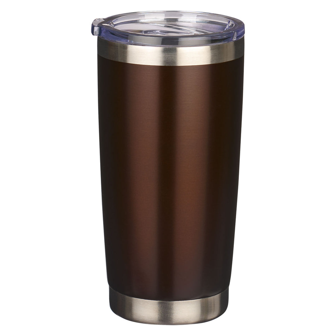 Stand Firm Brown Stainless Steel Mug - 1 Corinthians 16:13