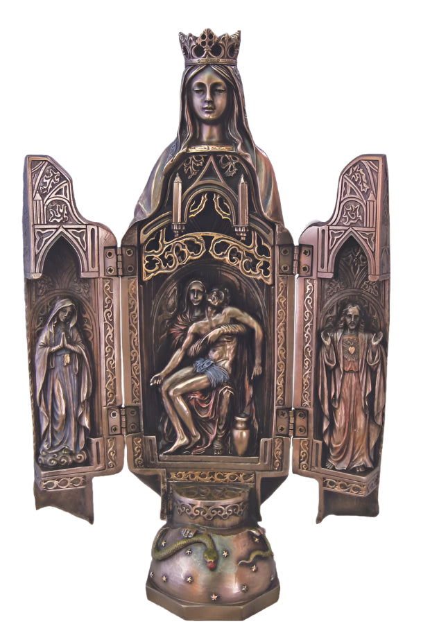 11" Our Lady of Sorrows Triptych