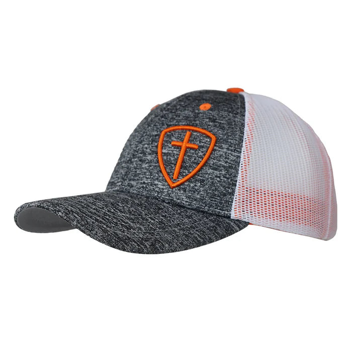 Men's Gray Cross Shield Cap