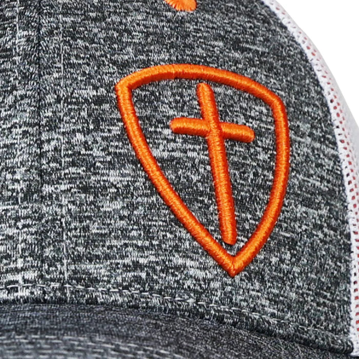 Men's Gray Cross Shield Cap