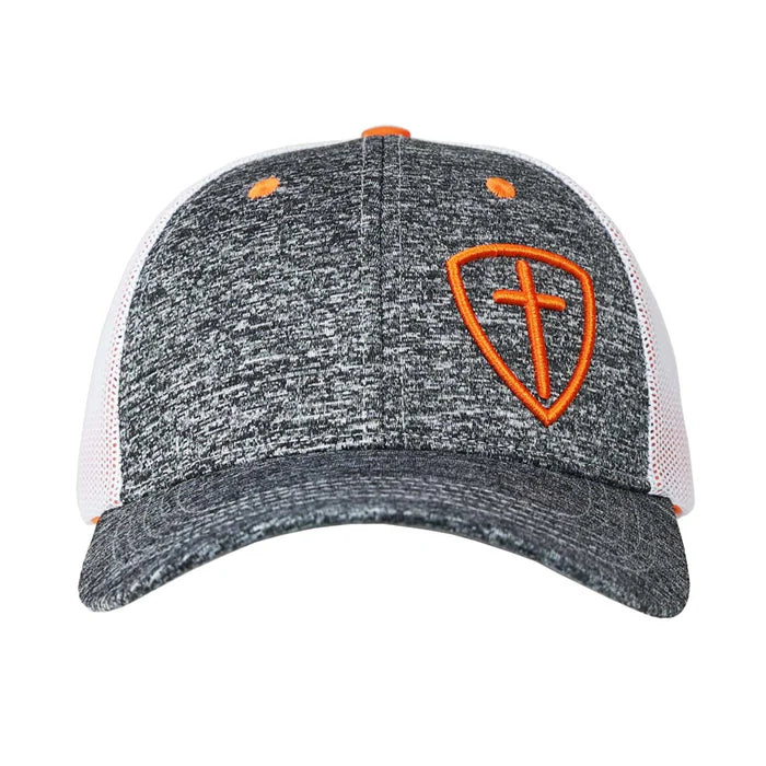 Men's Gray Cross Shield Cap