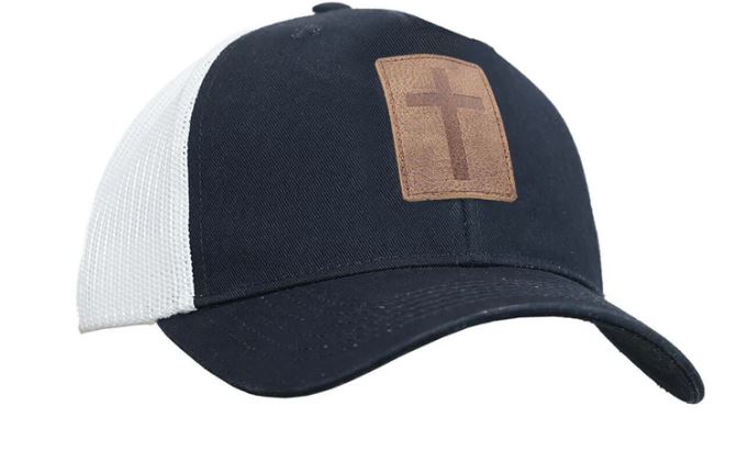 Leather Cross Adult Cap