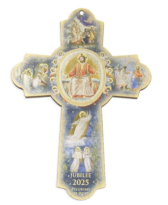 6" Pilgrims 2025 Wooden Wall Cross