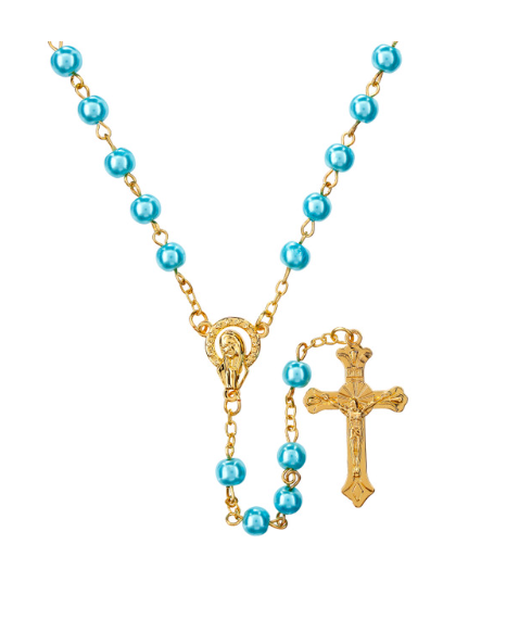 5mm Pearls of Faith Mini Rosaries in a Bottle Display