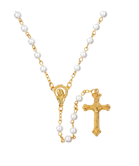 5mm Pearls of Faith Mini Rosaries in a Bottle Display