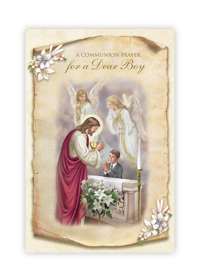 Greeting Card - Communion Prayer for Boy