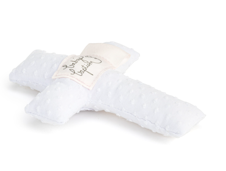 6" Comfort Cross - Baptism Pink