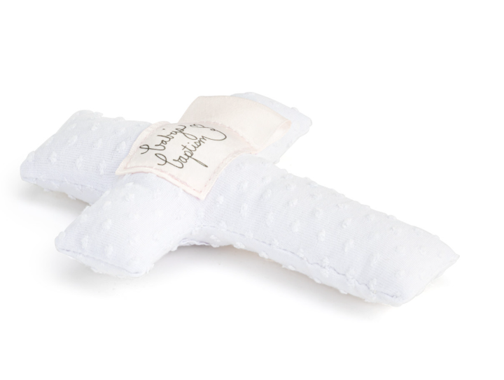 6" Comfort Cross - Baptism Pink