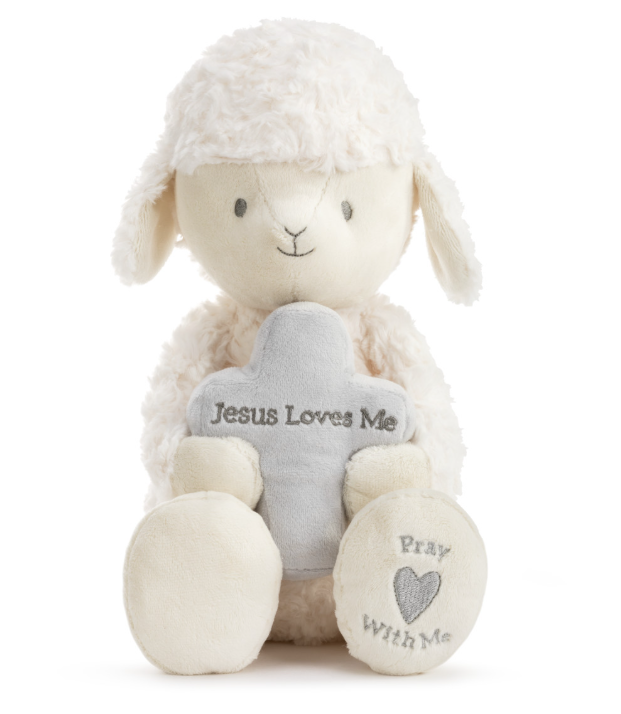 16" Pray with Me Mechanical Lamb