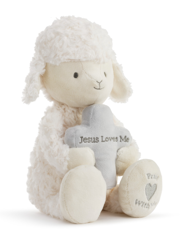 16" Pray with Me Mechanical Lamb
