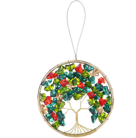 3.5" Holiday Tree of Life Ornament