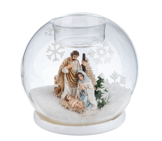 4" Montages Tealight Holder - Nativity
