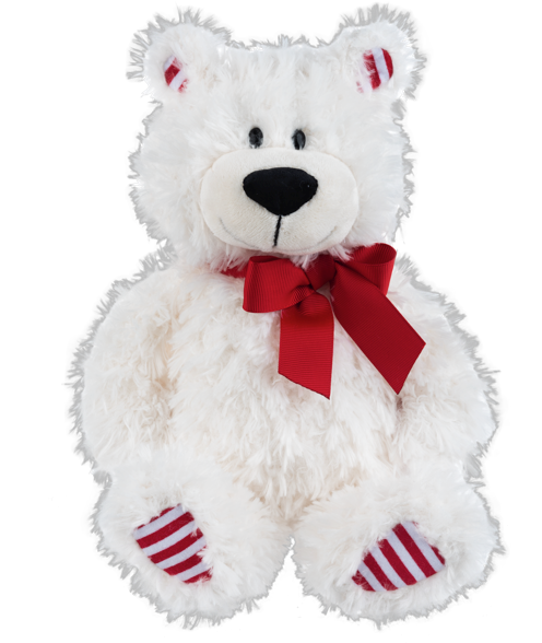 13" Peppermint Twist Teddy