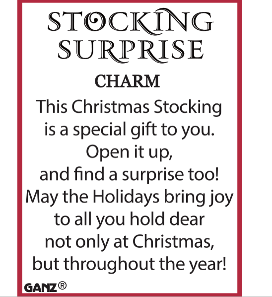 Stocking Surprise Charms in a Basket