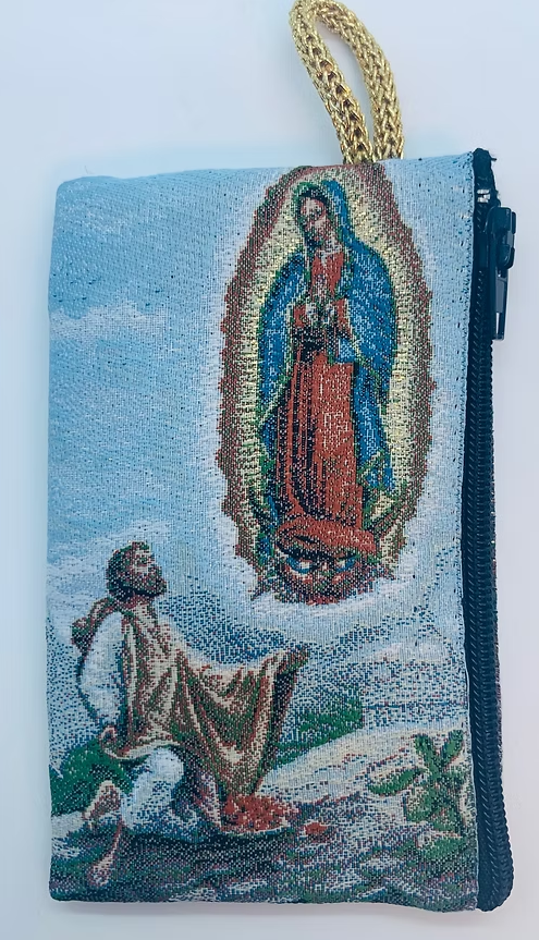 Our Lady of Guadalupe Rosary Pouch