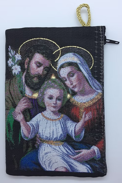 Holy Family Rosary Pouch
