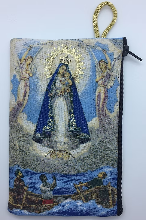 Our Lady of Charity Rosary Kilim Bag