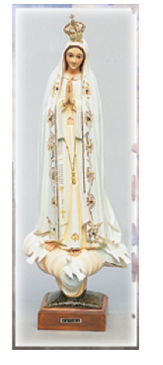 24" Our Lady of Fatima Statue