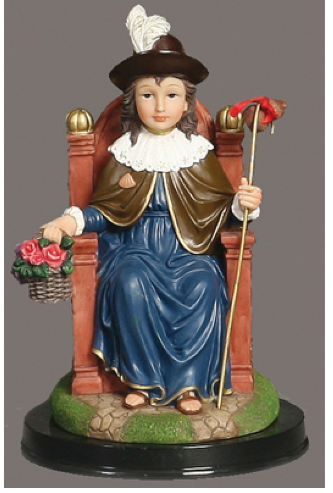 12" Wooden Base Nino de Atocha Statue