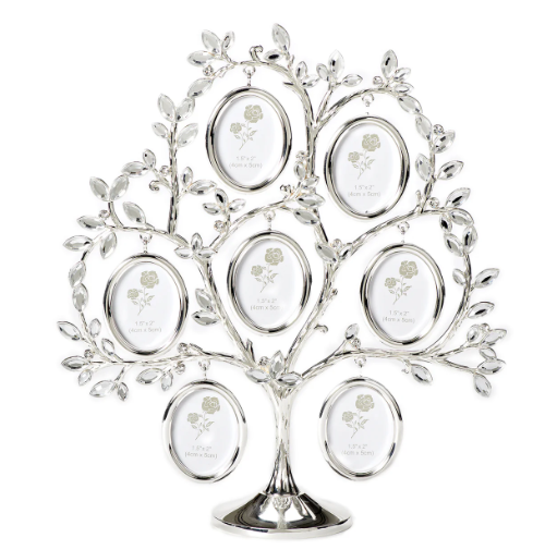 11" Family Tree 7 Photo Frame