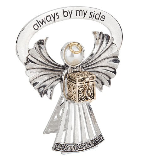 2.5" Always By My Side Prayer Box Bedside Angel