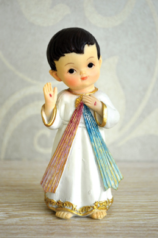 4" Divine Mercy Statue