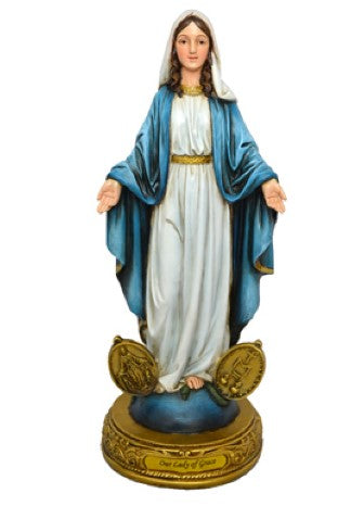 12" Our Lady of Grace Statue