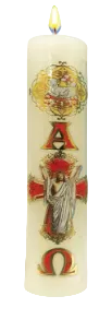 3.5" Resurrection Cirio Candle