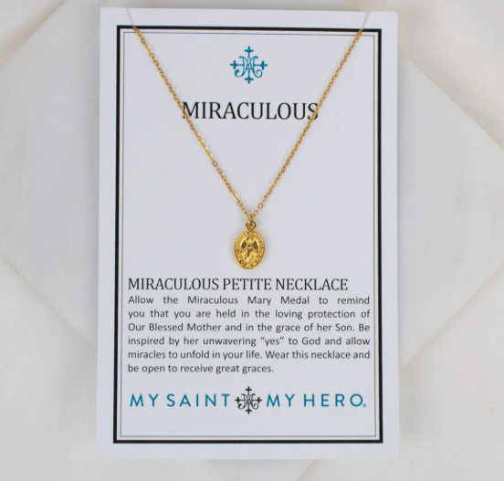 18" Miraculous Medal Necklace