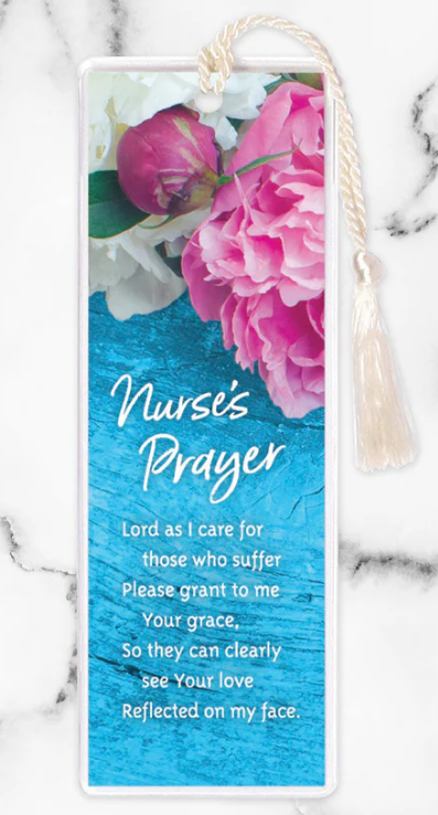 6" Nurse’s Prayer Tasseled Bookmark