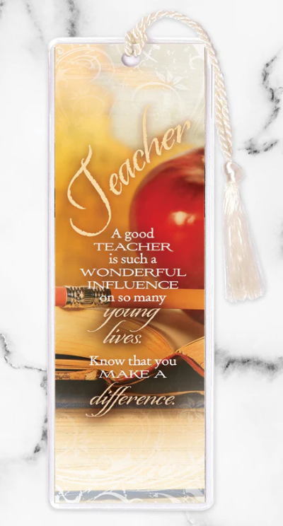 6" Teacher Tasseled Bookmark