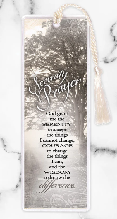 6" Serenity Prayer Tasseled Bookmark