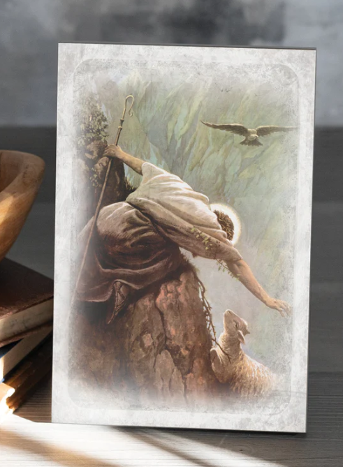 6" x 9" The Lost Sheep Plaque