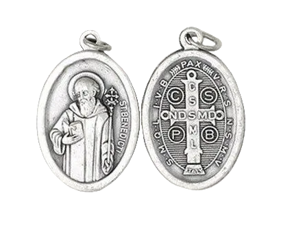 1" St. Benedict Double Sided Medal
