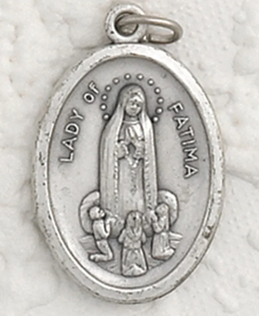 1" Lady of Fatima Pray for Us Medal