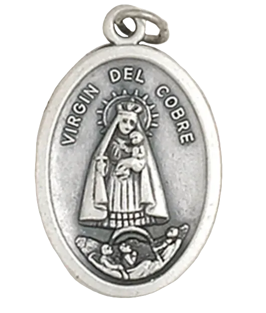 1"Virgin Del Cobre / Ruega Por Nosotros - Pray for Us Medal