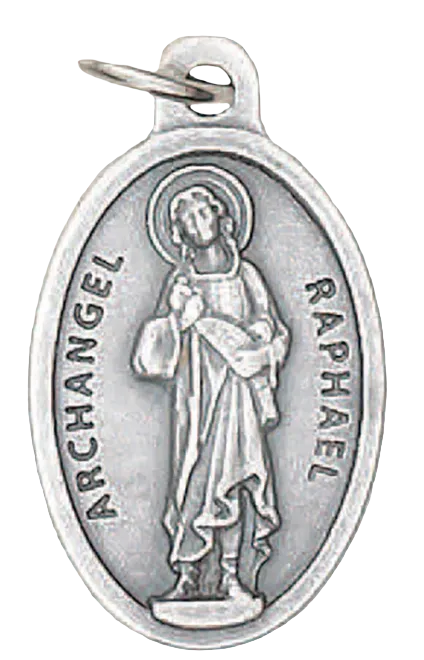 1" Archangel Raphael Pray for Us Medal