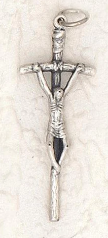 1.75" Papal Crucifix