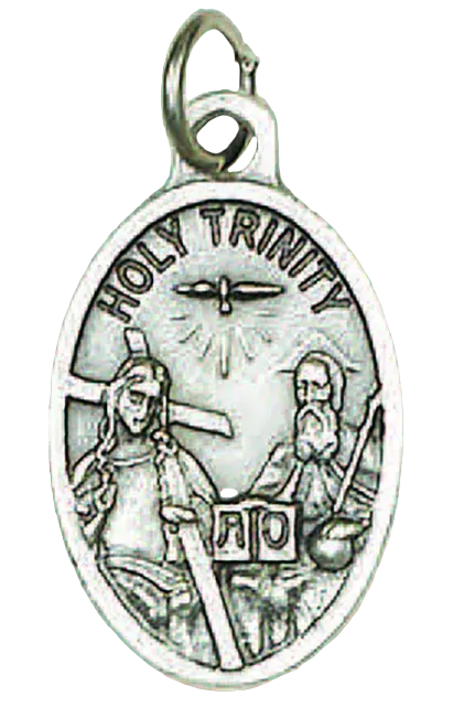 1"Holy Trinity Pray for Us Medal