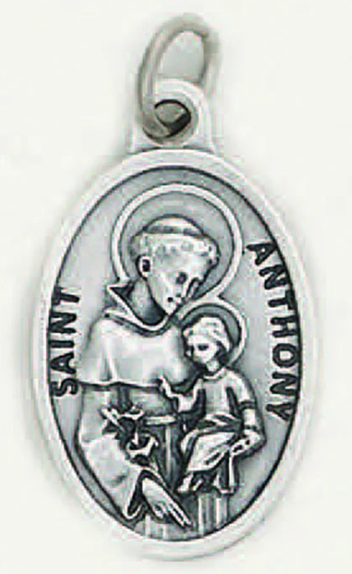 .75" Saint Anthony Pray for Us Medal