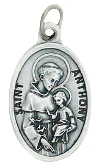 .75" Saint Anthony Pray for Us Medal