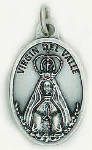 .75" Virgin del Valle Pray for Us Medal
