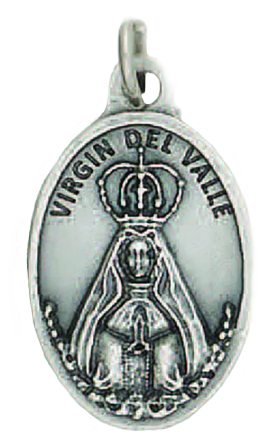 .75" Virgin del Valle Pray for Us Medal
